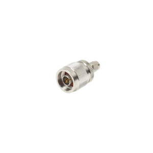 Adaptador en Línea de Conector SMA Macho a N Macho, Níquel/ Oro/ Teflón.