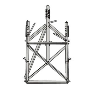 Base para Sección 6 de torre Autosoportada RSL.