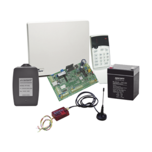 Kit de Alarma RUNNER8/16 con Comunicador MN02LTEM, Gabinete, Batería y Trasmformador