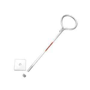 Ancla de Losa o Pared de 65 cm. de 1/2" de Grosor Galvanizado Electrolítico.