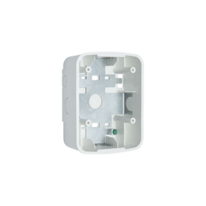 Caja de Montaje en Pared para Bocina y Bocina con Lampara Estroboscopica, Color Blanco