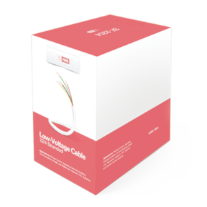 Cable de Cobre industrial, 4 conductores calibre 22 de color blanco, bobina de 152.5 metros ( 500 ft )