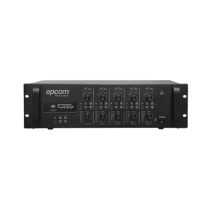 Mezclador Amplificado - 4 zonas de 240W RMS / 4 Canales / 5 Entradas / MP3 Tuner USB/SD / 1 Entrada de Micrófono
