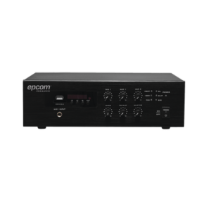 Mini Amplificador Mezclador | 240W RMS | Sistema 70/100V | MP3 | Tuner | Bluetooth | Musica ambiental y Voceo