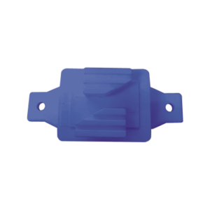 Aislador de Paso colo Azul reforzado para cercos eléctricos, resistente al clima extremoso