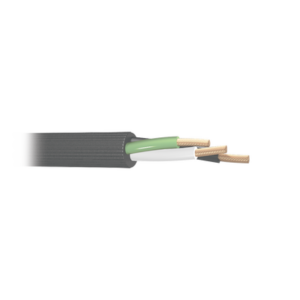 Cable de Cobre de 3 hilos en calibre 10 AWG, con Forro para Uso Rudo. Rollo 100 m.