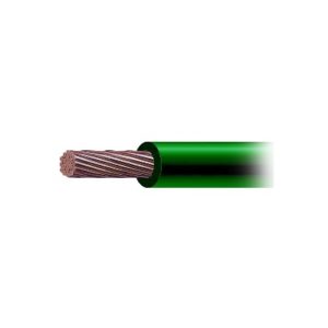 Cable de Cobre Recubierto THW-LS Calibre 4 AWG 19 Hilos Color Verde (Venta por Metro)