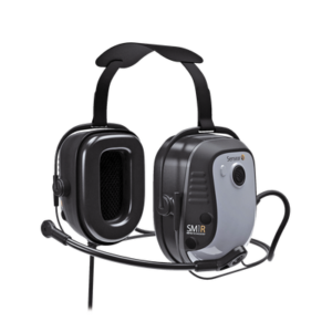 Protector auditivo IS de diadema por detrás de la cabeza con cable integrado para Motorola MOTOTRBO