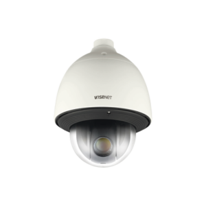 Domo IP PTZ, 1.3 MP, 43X Zoom, WDR Avanzado, Auto Seguimiento real PTZ, Acepta memorias SD/SDHC, PoE 802.3at. IP66/IK10 Para Exterior, WiseNET III