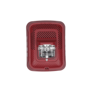 Bocina con Lámpara Estroboscópica, Montaje en Pared, Color Rojo, Nuevo Diseño Moderno y Elegante y Menor Consumo de Corriente