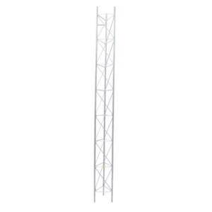 Tramo de Torre Arriostrada de 3m x 35cm, Galvanizado por Electrólisis, Hasta 45 m de Elevación. Zonas Secas.