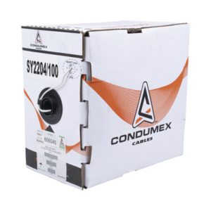 Cable Calibre 22, 4 Hilos, 305M, Color Blanco, Hecho en México