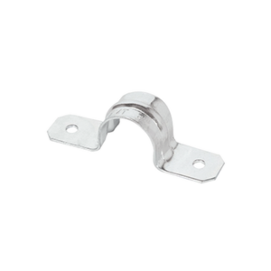 Abrazadera para tubo tipo omega de 3/4" bolsa con 10 piezas.
