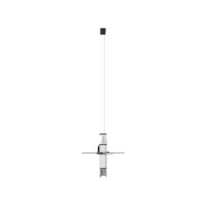 Antena Base Omnidireccional UHF, de Fibra de Vidrio, Ganacia de 6 dB, Frecuencia 440 - 450 MHz, Pre-ensamblada, Conector N-Hembra.