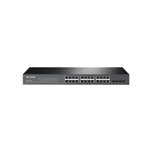 Smart Switch JetStream Gigabit administrable Capa 2, 24 puertos 10/100/1000 Mbps + 4 puertos SFP