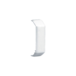 Unión recta de tapa, para uso con canaleta T45, Material PVC Rígido, Color Blanco Mate