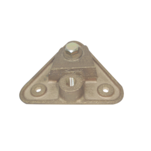 Base Triangular para Punta Pararrayo Maciza.