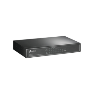 Switch Gigabit PoE+ no administrable de 8 puertos 10/100/1000 Mbps y 4 puertos PoE para escritorio