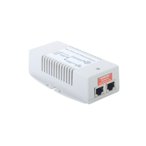 Inyector POE para Aplicación Solar, Entrada 18-36 Vcd, Salida en 56 Vcd, 802.3 af/at, 10/100/1000 Mbps, Hasta 35 Watts