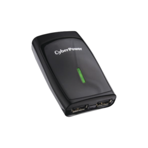 Cargador USB de Pared Compacto, Entrada de 110 Vca NEMA 5-15P, con 2 Puertos USB de 2.1 Amp, Color Negro