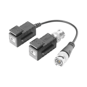 Kit de Transceptores (Baluns) TurboHD Hasta 4K / 5 MP / HD-TVI/HD-CVI/AHD/CVBS / Conector 100% COBRE / Con Cable RF Blindado