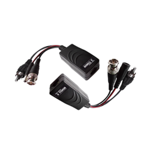 Kit de transceptores activos con alimentación 12V/24VCD/AC, video y audio de un canal TurboHD para aplicaciones de video por UTP cat5e/6 en alta definición. Distancia de hasta 150 m en 4K