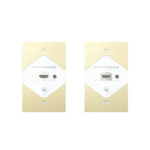 Kit extensor de pared para transmisión HDMI a través de la corriente eléctrica y cable  Cat6 a 120 Metros , con control IR, resolución hasta 1080p@ 50/60 Hz, compatible con HDCP.