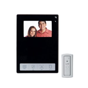 Kit de Videoportero / Frente de Calle Antivandalismo / Cámara 900TVL Para Baja Iluminación / Pantalla Alta Resolución / Control Touch