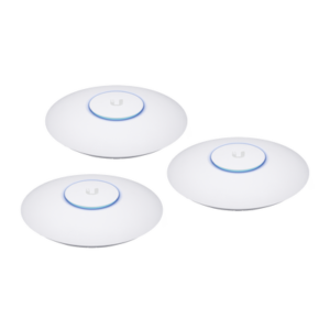 Paquete de 3 Access Point UniFi 802.11ac Wave 2, MU-MIMO4X4 con antena Beamforming, hasta 1.7 Gbps, para interior PoE 802.3af, soporta 200 clientes, No incluyen PoE´s