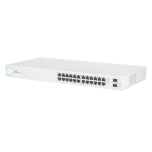 Switch UniFi capa 2 administrable de 26 puertos Gigabit (24 eth. y 2 SFP) Throughput 38.69 Mpps