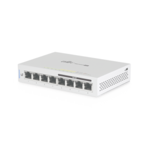 Switch UniFi Administrable capa 2 de 8 puertos Gigabit (4 Puertos Gigabit PoE 802.3af y 4 puertos Gigabit ethernet) 60W