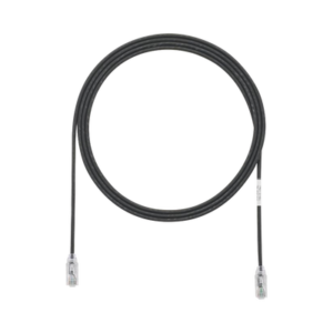 Cable de Parcheo TX6, UTP Cat6, Diámetro Reducido (28AWG), Color Negro, 10ft
