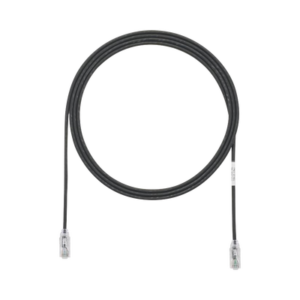 Cable de Parcheo TX6, UTP Cat6, Diámetro Reducido (28AWG), Color Negro, 5ft