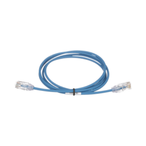 Cable de Parcheo TX6, UTP Cat6, Diámetro Reducido (28AWG), Color Azul, 5ft