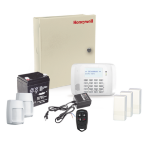 Kit inalámbrico / Panel VISTA48LA con teclado 6162RF receptor inalámbrico / 3 contactos 5816 / 2 PIR 5800PIR / 1 Llavero inalambrico / Bateria y Transformador