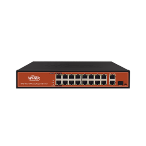 Switch PoE (802.3af/at/bt) no administrable de largo alcance, hasta 250m, 16 x 10/100Mbps (PoE) + 2 x 100/1000Mbps + 1 x SFP, 200 W