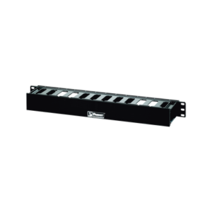 Organizador de Cables Horizontal PatchLink, Sencillo (Solo Frontal), Para Rack de 19in, 1UR