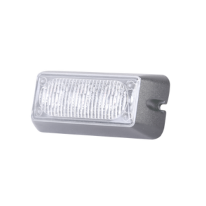 Luz auxiliar brillante con 3 LEDs, color ámbar, mica transparente