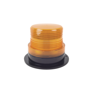 Burbuja brillante con 8 LEDs, color ámbar, domo ámbar