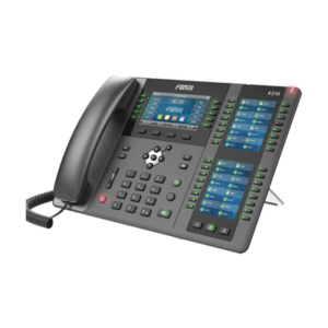 Teléfono empresarial IP hasta 20 lineas SIP, 106 botones DSS, con Bluetooth integrado para diademas, puertos Gigabit, soporta recepción video, PoE