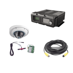 Sistema de videovigilancia Móvil AHD, incluye MDVR 5 ch y cámara IP
