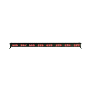 Barra de luces LED directora de tráfico 29.6" color rojo