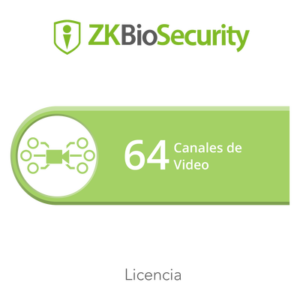 Licencia para ZKBiosecurity para modulo de video hasta 64 canales de video