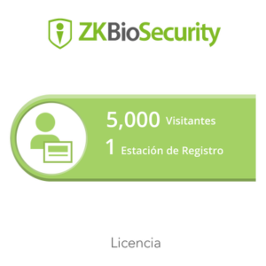 Licencia para ZKBiosecurity permite la gestion de 5 mil visitantes y 1 estacion de registro