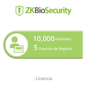 Licencia para ZKBiosecurity permite la gestion de 10 mil visitantes y 5 estaciones de registro