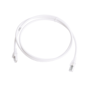 Patch Cord Z-MAX Cat6A S/FTP, CM/LS0H, 5ft, Color Blanco, Versión Bulk (Sin Empaque Individual)