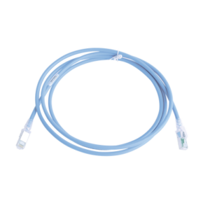 Patch Cord Z-MAX Cat6A S/FTP, CM/LS0H, 7ft, Color Azul, Versión Bulk (Sin Empaque Individual)