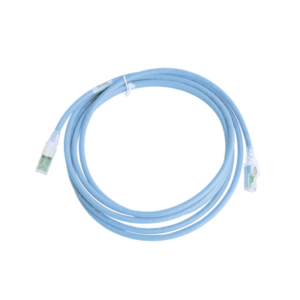 Patch Cord Z-MAX Cat6A S/FTP, CM/LS0H, 10ft, Color Azul, Versión Bulk (Sin Empaque Individual)