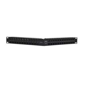 Patch Panel Z-MAX, de 48 puertos, Modular, Angulado, 1UR