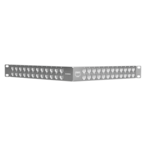 Patch Panel Z-MAX, Blindado, de 48 puertos, Modular, Angulado, 1UR